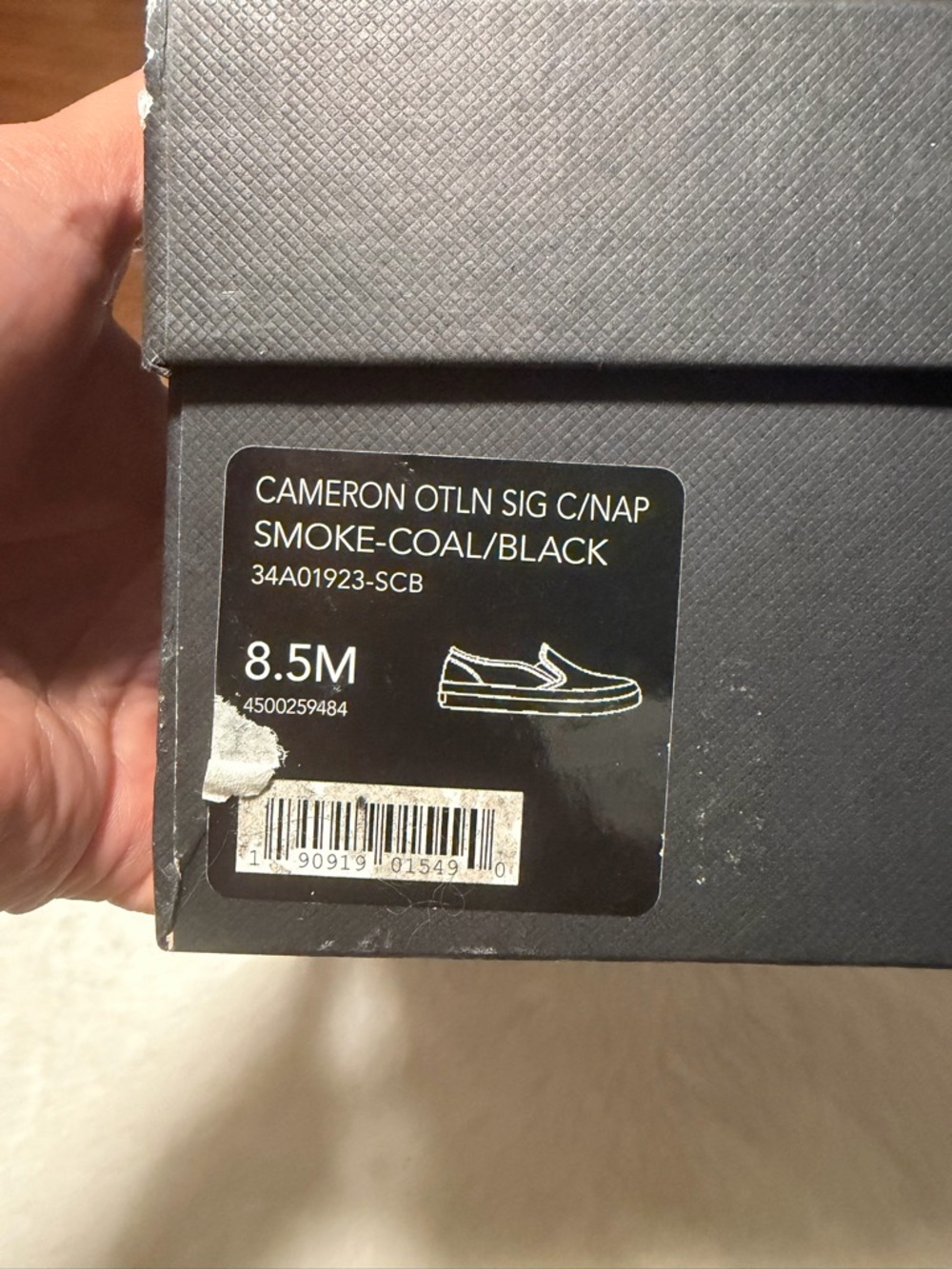 Coach Cameron Slip-On Sneakers — Smoke-Coal/Black